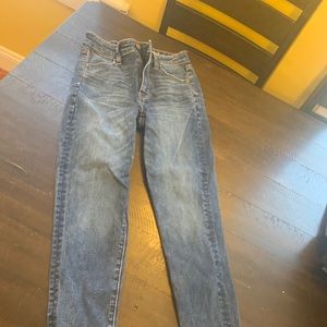 Gently used AE super high rise Jeggings